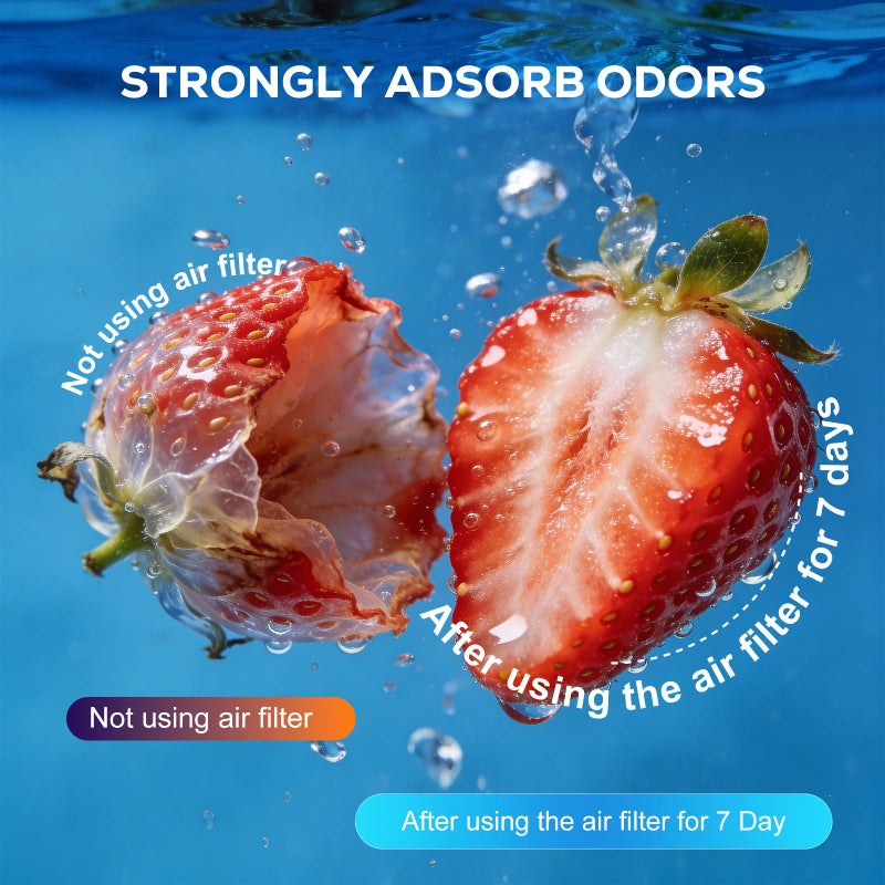 Funmit W10311524 AIR1 Refrigerator Air Filter Cartridge Replacement for Whirlpool Kenmore Refrigerator Compatible with Fresh Flow Refrigerator Air Filter, White, 6 Pack by Funmit - Image 5